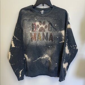 Dog Mama Graphic Sweatshirt - Blue